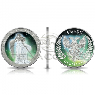 Germania Frozen Aurora 2019 5 Mark 1oz Silver Coin