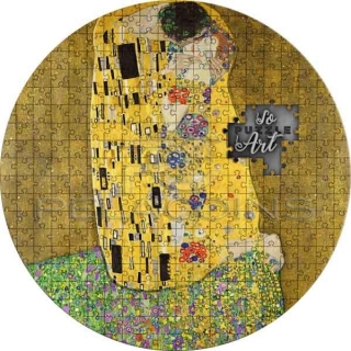 Cameroon 2020 3000 Francs Gustav Klimt The Kiss so Puzzle Art 3oz