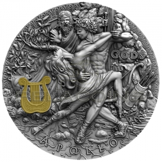 Niue Island 2020 2$ APOLLO God Of The Sun Gods 2oz