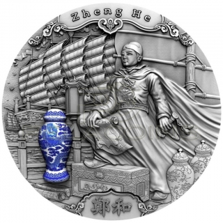 Niue 2020 5$ ZHENG HE FAMOUS EXPLORERS 2oz