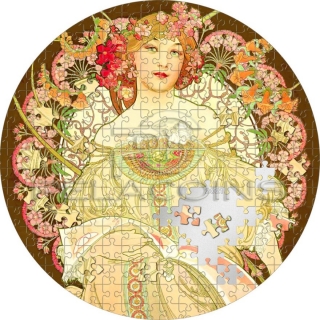 Palau 2021 20$ REVERIE By Mucha Micropuzzle Treasures 3oz