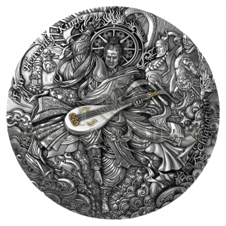 Niue Island 2021 5$ CHIGUOTIAN - Four Heavenly Kings 2oz