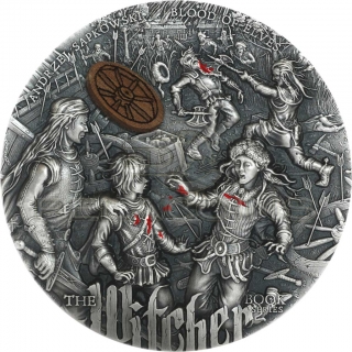 Niue 2021 5$ BLOOD of ELVES - The Witcher series 2oz