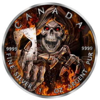 Canada 2022 5$ GRIM REAPER Death Maple Leaf Armageddon V