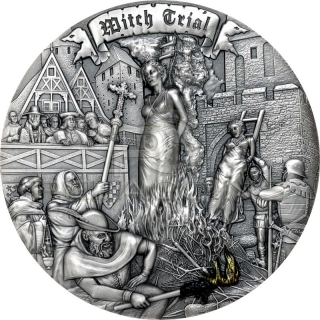 Niue Island 2022 5$ Mistakes of Mankind - The Witch Trial 2oz