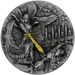 Niue 2022 5$ Angels and Demons - Michael 2oz