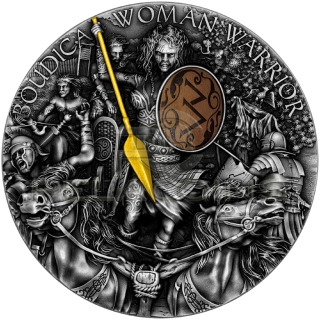 Niue Island 2022 5$ Woman Warrior IV - Boudica 2oz