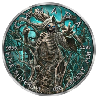 Canada 2023 5$ GRIM REAPER - Maple Leaf Armageddon VI