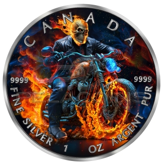 Canada 2023 5$ Burning Rider - Dark Riders 1oz