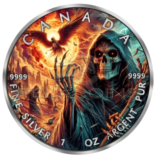 Canada 2025 5$ GRIM REAPER - Maple Leaf Armageddon X 1oz