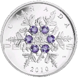 Kanada 2010 20$ Snowflake Tranzanit