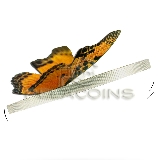 Kamerun 2011 1000F. Motyl - Butterfly 3D - Papillons Exotiques