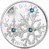 Kanada 2011 20$ Snowflake Blue
