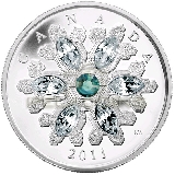 Kanada 2011 20$ Snowflake Emerald