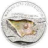 Palau 2011 5$ Różowa Perła - Pink Pearl