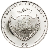 Palau 2011 5$ Różowa Perła - Pink Pearl