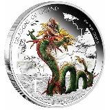Tuvalu 2012 1$ Dragons of Legend 2 - Chinese Dragon