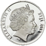 Fiji 2012 10$ Lunar Year of the Dragon with Pearl