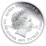 Tuvalu 2012 $1 Endangered and Extinct - Tasmanian Devil