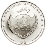 Palau 2012 5$ Green Pearl - Zielona Perła