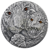 Niue Island 2013 1$ Wildlife Family - Tigers 1oz