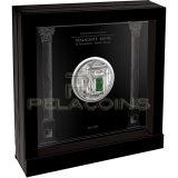 Fiji 2013 10$ Masterpieces of Stone - Malachite Room 3oz