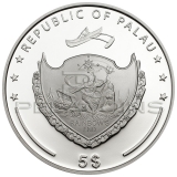 Palau 2014 5$ Beauty of the Sea Pearl - Marine Life Protection