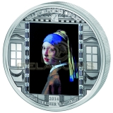 Cook Islands 2014 20$ Masterpieces of Art - Vermeer Van Delft