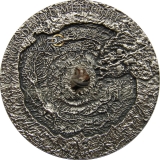 Niue Island 2014 1$ Meteor Canyon Diablo Meteorite 1oz