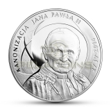 Polska 2014 500zł Kanonizacja Jana Pawła II – 27 IV 2014