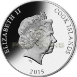 Cook Island 2015 25$ Mother of Pearl - Year of the Goat / Rok Kozła