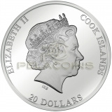 Cook Island 2014 20$ Masterpieces Of Art - Philippe de Champaigne Christmas Edition