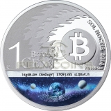 Sol Noctis 1 Bitcoin Cent 2014 - The Binary Eagle 1oz silver