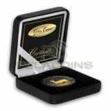 Gabon 2014 1000 Francs African Springbok Golden Enigma 1oz Ruthenium Goldplated Silver Coin