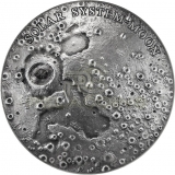 Niue Islands 2015 1$ MOON Meteorite - Solar System 1oz