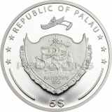 Palau 2016 5$ Ounce of Luck 1oz silver