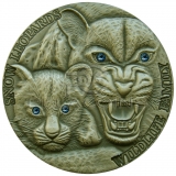 Niue Island 2015 1$ Wildlife Family III - Snow Leopards 1oz