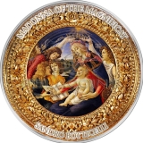 Niue Island 2015 10$ Perfection in Art - Madonna of the Magnificat 2oz