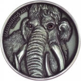 Burkina Faso 2015 1000 Francs Mammoth Mother Real Eyes 1oz