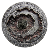 Niue Island 2016 1$ Popigai Meteorite Crater 1oz