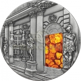 Fiji 2015 10$ Masterpieces in Stone - Amber Room 3oz