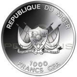 Niger 2016 1000 Francs - Mount Tazerzait Meteorite 1oz