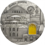 Palau 2016 10$ Mineral Art - Hagia Sophia Istanbul 2oz