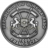 Burkina Faso 2016 1000 Francs Chateau Renard Meteorite 1oz