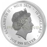 Niue Island 2016 10$ Perfection in Art - Doni Tondo 2oz