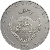 Palau 2015 5$ Mythical Creatures - Medusa 2oz