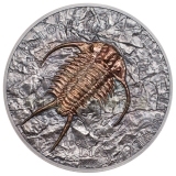 Mongolia 2016 500 Togrog Evolution of Life 2016 - Trilobite 1oz silver