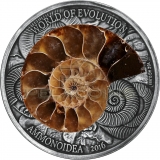 Burkina Faso 2016 1000 Francs World of Evolution - Ammonite 1oz