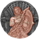 Niue Island 2016 5$ Gods of Olympus - Zeus 2oz