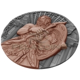 Niue Island 2016 5$ Gods of Olympus - Zeus 2oz